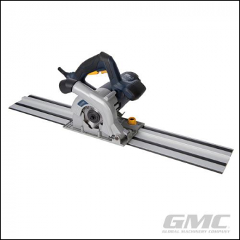 GMC 1050W Compact Plunge Saw 110mm & Track Kit - GTS1500 UK - Code 936962