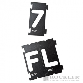 Rockler Interlock Signmakers Templates - 2-1/4 inch  - Code 938713