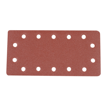 Silverline Hook & Loop 1/2 Sheets Punched 10pk - 120 Grit - Code 945689