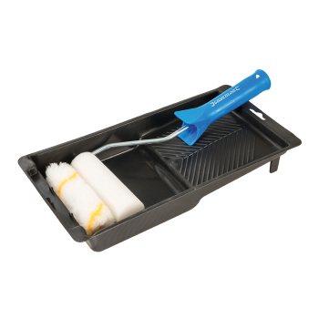 Silverline Mini Roller & Tray Set - 100mm - Code 947598