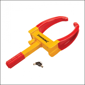 Silverline Adjustable Wheel Clamp with 2 Keys - 175 - 225mm - Code 950147