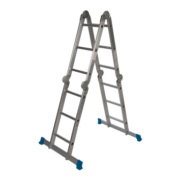 Silverline Multipurpose Ladder with Platform - 3.6m 12-Tread - Code 953474