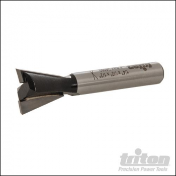 Triton 1/4 inch  Dovetail Bit - 1/2 inch  x 1/2 inch  14? - Code 957717