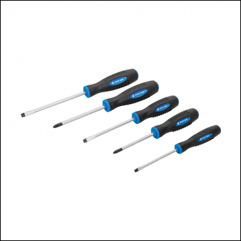 Dickie Dyer Premium Soft-Grip Screwdriver Set 5pce - Phillips / Slotted - Code 958052