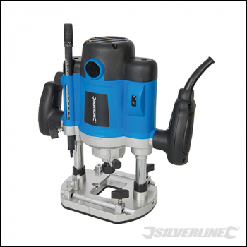 Silverline 1/2 inch  Plunge Router 2050W EU - 2050W EU - Code 964584