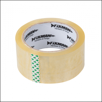 Fixman Packing Tape - 48mm x 66m Clear 6pk - Code 968448