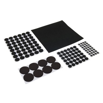 Fixman Self-Adhesive Pad Set 125pce - Black - Code 969465