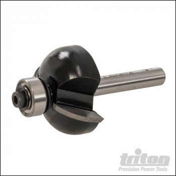Triton 1/2 inch  Roundover Bit - 1-1/4 inch  x 21/32 inch  - Code 972119