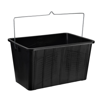 Silverline Rectangular Paint Scuttle - Black 15Ltr - Box of 5 - Code 977993