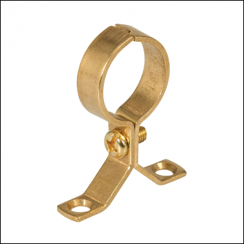 Plumbob Brass Pipe Bracket - 5pk 22mm - Code 984778