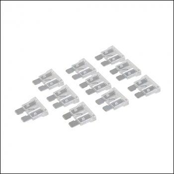 Silverline ATO Regular Automotive Blade Fuses 10pk - 25A Clear - Code 986411