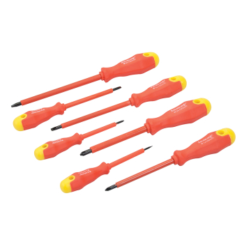 Silverline Insulated Soft-Grip Screwdriver Set 7pce - 7pce - Code 993043