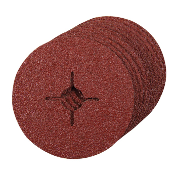 Silverline Fibre Discs 115 x 22.23mm 10pk