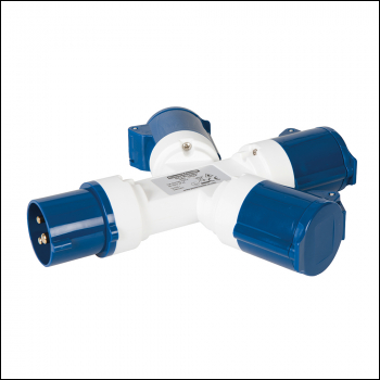 Powermaster 16A 3-Gang Splitter - 230V 3 Pin - Code 993054