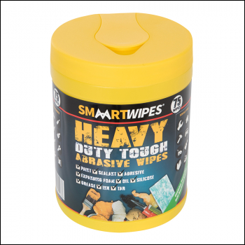 Smaart Heavy Duty Tough Abrasive Wipes 75pk - 75pk - Box of 6 - Code 998146