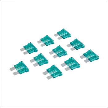 Silverline ATO Regular Automotive Blade Fuses 10pk - 30A Green - Code 999682