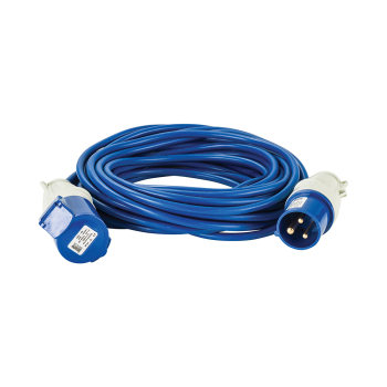 Defender Extension Lead Blue 1.5mm2 16A 14m - 230V - Code E85211
