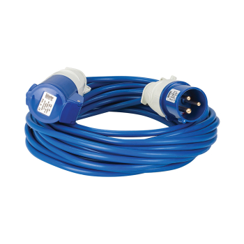 Defender Extension Lead Blue 2.5mm2 16A 14m - 230V - Code E85221