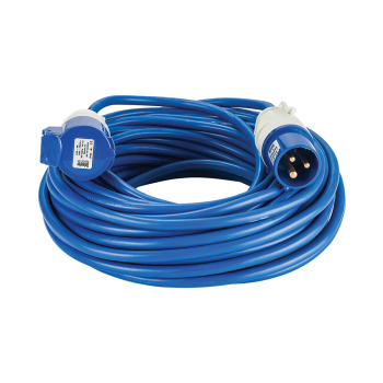 Defender Arctic Extension Lead Blue 2.5mm2 16A 25m - 230V - Code E85234