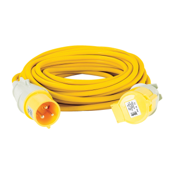Defender Extension Lead Yellow 4mm2 32A 14m - 110V - Code E85240