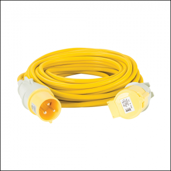 Defender Extension Lead Yellow 4mm2 32A 14m - 110V - Code E85240