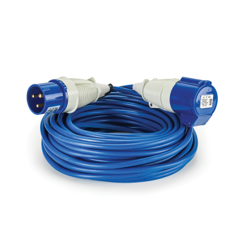 Defender Arctic Extension Lead Blue 2.5mm2 32A 25m - 230V - Code E85249.5