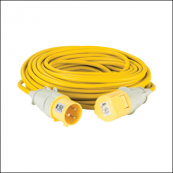 Defender Extension Lead Yellow 4mm2 32A 25m - 110V - Code E85262