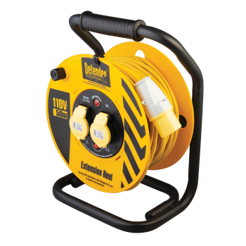 Defender Industrial Cable Reel 50m - 110V - Code E86500