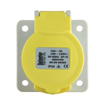 Defender 110V Panel Socket - 16A - Box of 10 - Code E884100