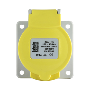Defender 110V Panel Socket - 32A - Box of 10 - Code E884290