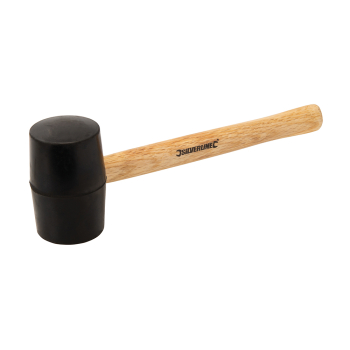 Silverline Black Rubber Mallet - 16oz (454g) - Code HA72