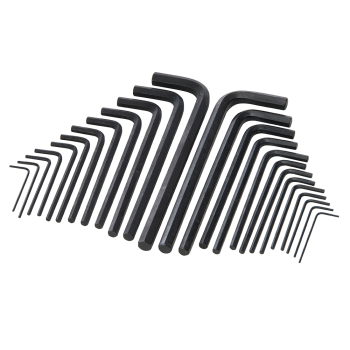 Silverline Hex Key Long Series Set 25pce - Metric & AF - Code HK25L