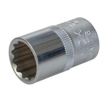 King Dick Socket SD 1/2 inch  Metric 12pt - 16mm - Code HSM216