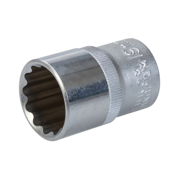 King Dick Socket SD 1/2 inch  Metric 12pt - 19mm - Code HSM219