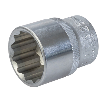 King Dick Socket SD 1/2 inch  Metric 12pt - 26mm - Code HSM226