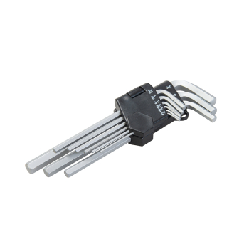King Dick Hex Key Long Set AF 9pce - 1/16 inch  - 3/8 inch  - Code HWAL208