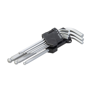 King Dick Hex Key Long Ball End Set Metric 9pce - 1.5 - 10mm - Code HWMB209