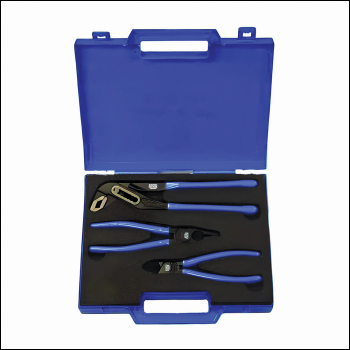 King Dick Pliers Set Industrial 3pce - 3pce - Code KDPS104
