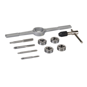 Silverline Tap & Die Set Metric 10pce - 10pce - Code MS53
