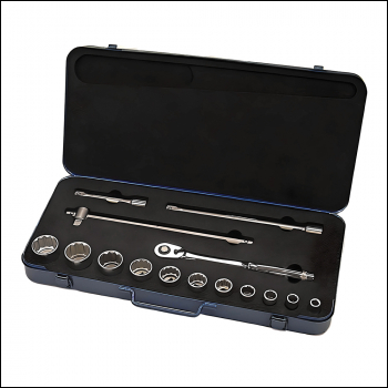 King Dick Socket Set SD 3/8 inch  Whitworth 7pce - 1/8 - 1/2 inch  - Code MSW7R