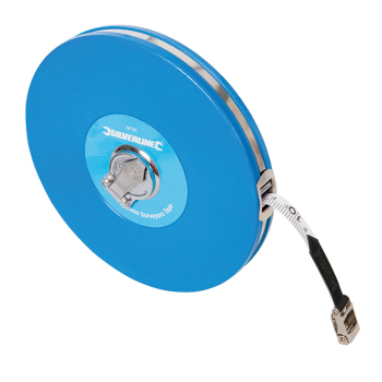 Silverline Fibreglass Surveyors Tape - 50m / 165ft x 13mm - Code MT40