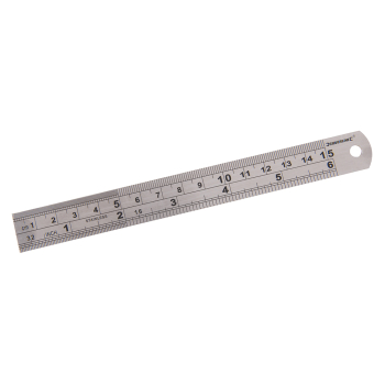 Silverline Steel Rule - 150mm - Code MT65