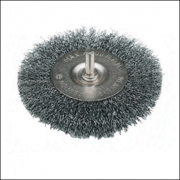 Silverline Rotary Steel Wire Wheel Brush - 75mm - Code PB01