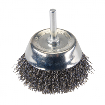 Silverline Rotary Steel Wire Cup Brush - 75mm - Code PB04