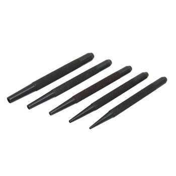 Silverline Nail Punch Set 5pce - 1.5 - 5mm - Code PC14
