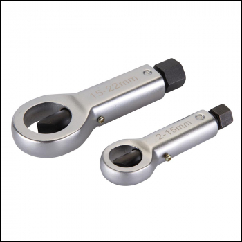Silverline Nut Splitter Set 2pce - 2 - 15mm & 15 - 22mm - Code PC70