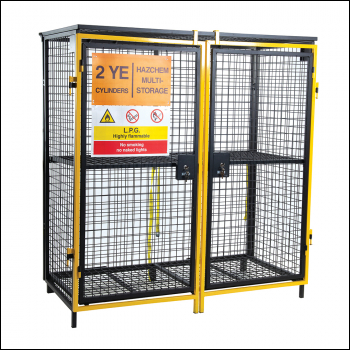 Van Vault Fold-Away Gas Cage - 1700 x 880 x 1735mm - Code S10370
