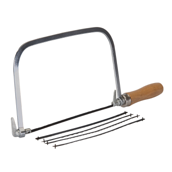 Silverline Coping Saw & 5 Blades - 170mm - Code SW45
