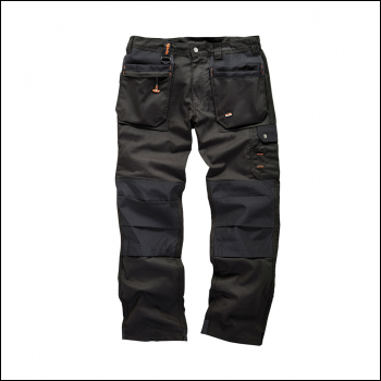 Scruffs Worker Plus Trousers Black - 30L - Code T51798