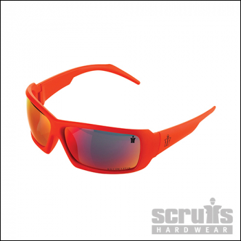 Scruffs Eagle Safety Glasses Orange - One Size - Code T52172